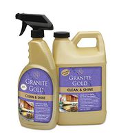 Granite Gold Clean and Shine Spray and Refill Value Pack - Polishes and Deep Cleans Natural Stone Surfaces, Made in The USA (GG0067)