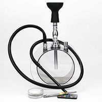 Asoijq Hookah Set Light Weight Hookah with Heat Management System Shisha Hookah