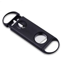 AUEDC Cigar Cutter, Portable Dual Use V Cut Stainless Steel Cigar Guillotine Single Knife for Most Size of Cigars Cut Cigar