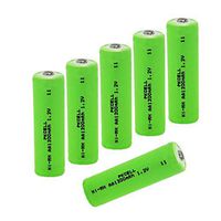 1.2v AA NIMH Solar Rechargeable Battery,6 Counts