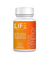Life Equals Focus & Energy Best Performance Nootropics for Memory Booster and Cognitive Brain Supplement, 60 Count