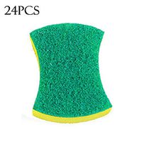 Lanbter 10/20/24PCS Heavy Duty Scrub Sponge Dishwashing Kitchen Cleaning Sponge