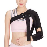 WANG Adjustable Shoulder Brace Compression Shoulder Support Stroke Hemiplegia Joint Dislocated Subluxation Recovery for Men & Women,Standard