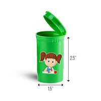 Girl Learning Apple First Aid Case Pill Container ID 7231G