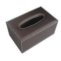 T-ZJHC Hotel Napkin Carton Tray Creative Home, Coffee Color Small A280, 25.00 14.00 9.50cm