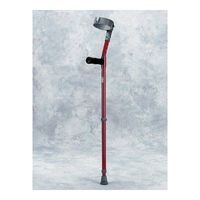 Forearm Crutch - 1 Pair Adult Full Cuff w/ Foam Grip - Epoxy-coated adult forearm crutches with 4