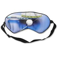 WUGOU Sleep Eye Mask Balls Table Tennis Lightweight Soft Blindfold Adjustable Head Strap Eyeshade Travel Eyepatch
