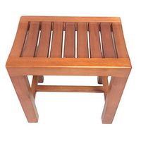 ZHAO XIN Wood Shower Stool Chair | Medical Transfer Bench | with Antimicrobial Protection (Color : A)
