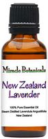 Miracle Botanicals New Zealand Lavender Essential Oil - 100% Pure Lavandula Angustifolia - Therapeutic Grade - 30ml