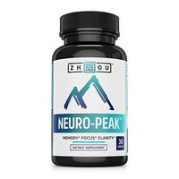 Neuro Peak Brain Support Supplement - Memory, Focus & Clarity Formula - Nootropic Scientifically Formulated for Optimal Performance - Dmae, Rhodiola Rosea, Bacopa Monnieri, Ginkgo Biloba & More