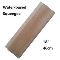 TECHTONGDA 45cm(18") Water Based Wooden Handle(13cm) Silk Screen Printing Squeegee