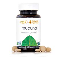 Organic Mucuna | 60 Herbal Tablets – 500 mg ea. | Nervous System Tonic | Promotes Relaxation & Healthy Response to Stress | Natural Source of L-dopa | Supports Healthy Libido & Fertility