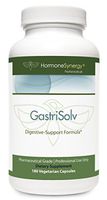 GastriSolv | Digestive-Support Formula* | 180 VCaps | L-Glutamic Acid, Betaine HCl, Pepsin 1:10,000 (from porcine), Gentian (Gentiana scabra)(Root) | Pharmaceutical Grade