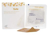 Manuka Honey Tulle. Pack of 5 Primary Dressings 2" x 2" for Wound Healing. Medical Grade Manuka Honey. Knitted Viscose mesh. Hypoallergenic, Latex-Free.