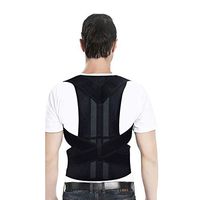 Posture Corrector for Men and Women Adjustable Posture Brace Provides Lumbar & Back Support Shoulder and Clavicle Lower and Upper Back Kyphosis Posture Device.Corrects Slouching & Bad Posture (M)