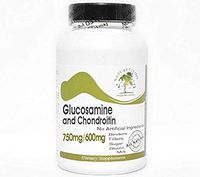 Glucosamine 750mg and Chondroitin 600mg Triple Strength ~ 200 Capsules - No Additives ~ Naturetition Supplements