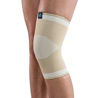 DonJoy Advantage Slip-on Elastic Knee Sleeve for Sprains, Strains, Swelling, Soreness, Arthritis, Easy to Apply Stretch Elastic with Expansion Panels