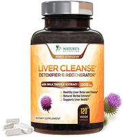 Liver Cleanse Formula 1100mg - High Potency 22 Herbs Support Supplement - Made in USA - Best Vegan Milk Thistle Extract, Silymarin, Beet, Artichoke, Dandelion, Chicory Non-GMO - 120 Capsules