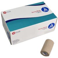 Dynarex Latex Free Sensi Wrap, 4 Inches X 5 Yards, Tan, 18 Count