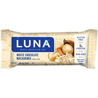 Luna BAR - Gluten Free Snack Bars - White Chocolate Macadamia  Flavor - (1.69 Ounce Snack Bar, 6 Count)