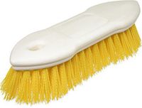 Carlisle 4549404 Spectrum Pointed-End Scrub Brush, Plastic Block, 1-3/8"-Long Yellow Polyester Bristles, 8" L x 1-1/2" W (Case of 12)