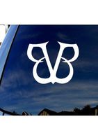 Black Veil Brides Logo - Vinyl - 4" tall (Color: WHITE) decal laptop tablet skateboard car windows stickers