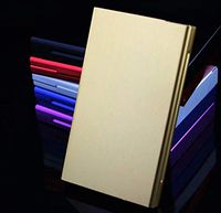 Golden Aluminium Alloy Extra Slim Cigarette Case (SMNH01)