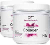Zint Collagen Powder Peptides (32 oz Bundle, 2 x 16 oz): Paleo-Friendly, Keto-Certified, Grass-Fed Hydrolyzed Collagen Protein Supplement - Unflavored, Non GMO