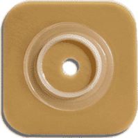 Convatec Sur-fit Natura Stomahesive Cut-to-fit Wafer without Tape Collar 4" L x 4" W Size Square Shape (Box of 10 Each)