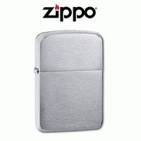 Brushed Chrome Zippo Lighter USA Made