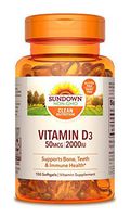 Sundown Vitamin D3 2000 Iu, 150 Softgels