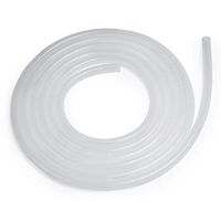 White SiliconeTubing, 3/8"ID, 1/2"OD, 1/16" Wall, 10' Length
