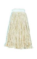 UNISAN Cut-End Wet Mop Head, Cotton, No. 16, White, 12/Carton