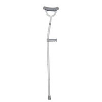 Non-Slip Adjustable Height Underarm Crutches Aluminum Cane Walker Elderly Disabled