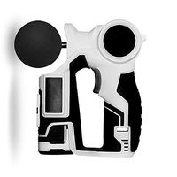 Jigsaw Massage Gun for Athletes - Deep Tissue Muscle Handheld Percussion Muscle Gun, Back, Foot, Neck, Shoulder, Leg, Calf- Cordless Full Body Relief with Compact Portable Design (White)