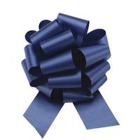 PMU Pull String Bows Navy 8 Inch 20 Loops (2 & 1/2 Inch Ribbon) (10/pkg) Pkg/1