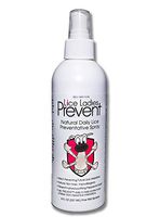 Lice Ladies Prevent/Natural Daily Lice Preventative Spray/Non-Toxic homeopathic lice Repellent with Soothing Peppermint Scent / 8 oz Spray Bottle