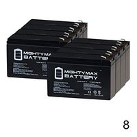 Mighty Max Battery 12V 9Ah Sealed Lead Acid Battery for Sorotec HP9335C - 8 Pack Brand Product