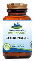 Goldenseal Capsules - 60 Kosher Vegan Caps Now with 250mg Organic Goldenseal Root