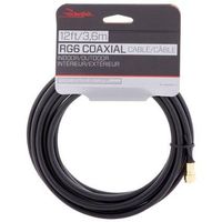 Rocketfish 3.66m (12 ft.) RG6 Coaxial Cable (RF-RG612BK-C)