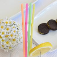 Flexible Neon Straws - 9 1/2" (100 Count)