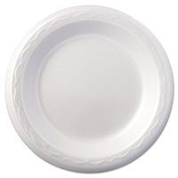 GNP80600 Celebrity Foam Plates, 6 Inches, White, Round, 125/Pack