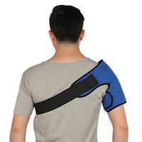 1pc Fashionable Hot Cold Pack Gel Wrap Shoulder Pain Sprains Strains Relief With Strap