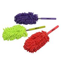 Grip 3pc Telescopic Micro Fiber Duster For Office, Home, Auto