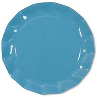 Sophistiplate Blue Green Turquoise Paper Charger Plates - 15pk for Holidays, Parties, Showers, Special Entertaining! Made in Italy