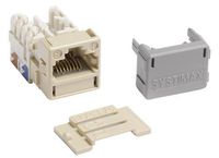Systimax MGS400-246 GigaSPEEDÂ XL MGS400 Series Category 6 U/UTP Information Outlet, Ivory