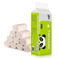 Paper Towels Coreless Toilet Paper 4-Layer Standard Rolls Paper Disposable Paper Towels 10 Rolls/Bag