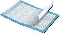 SCA Personal Care Tena Underpad 23" x 36", Regular Absorbency, Blue, Moisture Proof Lining, Super Absorbent Microbeads, Disposable, Latex-free (Box of 25 Each)