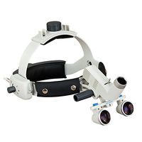Headband Dental Surgical Loupes with LED Headlight, 3.5X, 420mm Working Distance