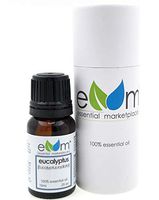 Eucalyptus Essential Oil 100% Pure Concentrate, Undiluted, Unadulterated, Natural, Therapeutic Premium Grade. Homeopathic, Topical, Aromatherapy & Diffuser Safe. 10 ml Bottle Dropper Insert
